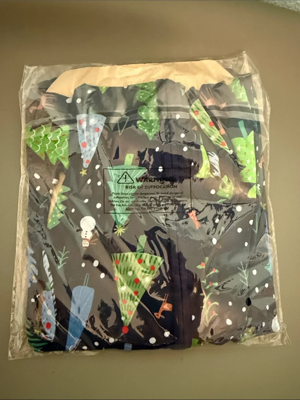 Little Sleepies Merry and Bright Bamboo Zippy 6-12 months